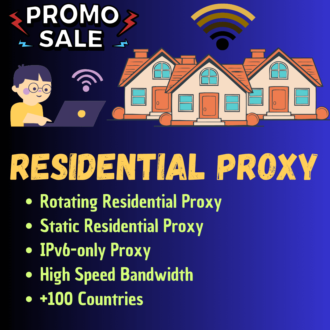 HQ Rotating Residential Proxy - 1GB Bandwidth